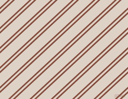 43 degree angle dual stripes lines, 5 pixel lines width, 6 and 33 pixel line spacing, Ironstone and Pearl Bush dual two line striped seamless tileable