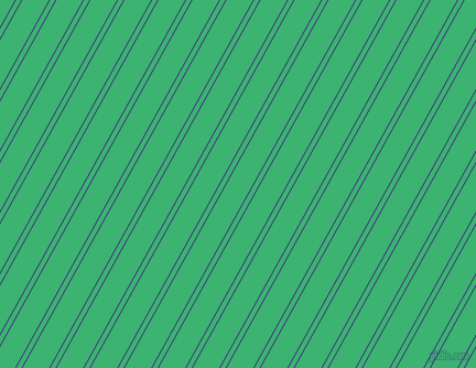 61 degree angles dual striped line, 1 pixel line width, 4 and 21 pixels line spacing, Jacksons Purple and Medium Sea Green dual two line striped seamless tileable
