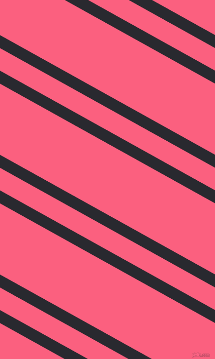 151 degree angles dual stripe lines, 23 pixel lines width, 40 and 126 pixels line spacing, Jaguar and Brink Pink dual two line striped seamless tileable