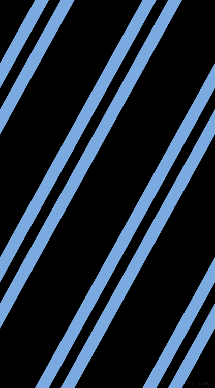 61 degree angle dual striped line, 24 pixel line width, 20 and 117 pixel line spacing, Jordy Blue and Black dual two line striped seamless tileable