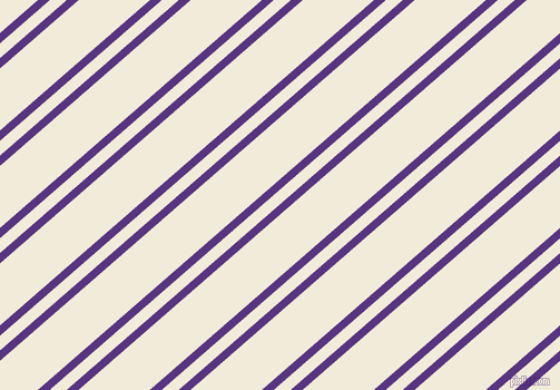 41 degree angles dual striped lines, 7 pixel lines width, 10 and 42 pixels line spacing, Kingfisher Daisy and Orchid White dual two line striped seamless tileable