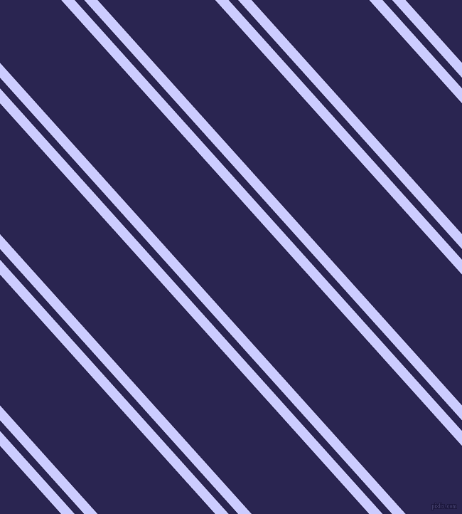 132 degree angle dual stripes lines, 14 pixel lines width, 10 and 123 pixel line spacingLavender Blue and Paua dual two line striped seamless tileable