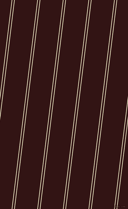 83 degree angle dual stripes lines, 2 pixel lines width, 6 and 73 pixel line spacing, Lemon Chiffon and Seal Brown dual two line striped seamless tileable