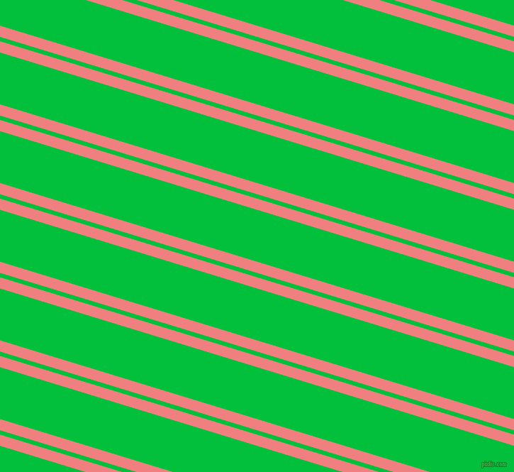 163 degree angle dual stripe lines, 15 pixel lines width, 6 and 70 pixel line spacing, Light Coral and Dark Pastel Green dual two line striped seamless tileable
