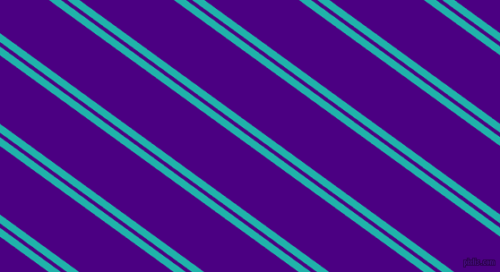 144 degree angles dual stripe line, 8 pixel line width, 4 and 62 pixels line spacing, Light Sea Green and Indigo dual two line striped seamless tileable