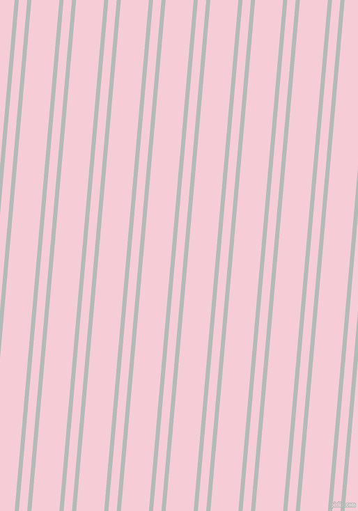 85 degree angle dual stripe line, 6 pixel line width, 12 and 40 pixel line spacing, Loblolly and Pink Lace dual two line striped seamless tileable