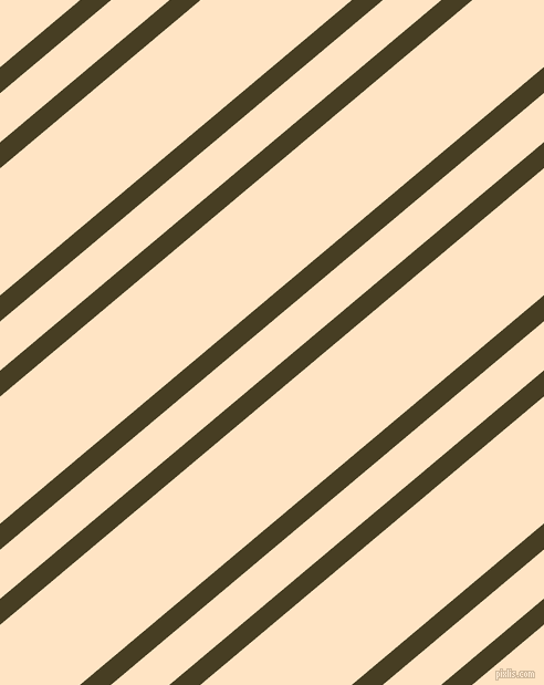 40 degree angles dual striped lines, 18 pixel lines width, 34 and 88 pixels line spacing, Madras and Bisque dual two line striped seamless tileable
