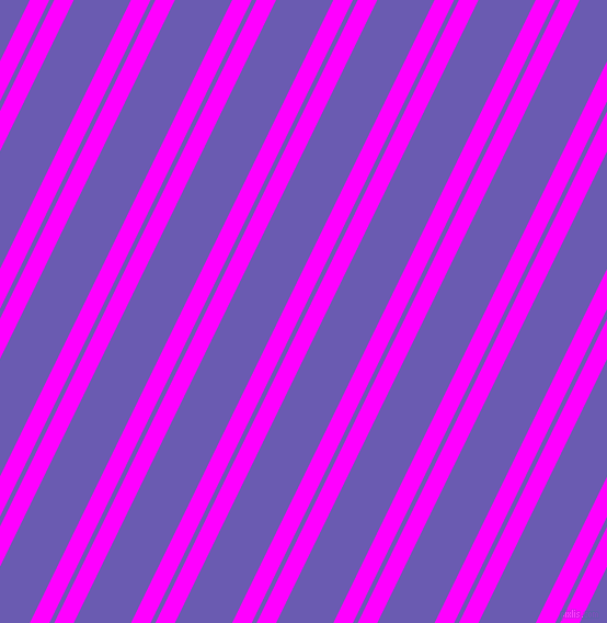 64 degree angle dual stripes line, 16 pixel line width, 4 and 47 pixel line spacing, Magenta and Blue Marguerite dual two line striped seamless tileable