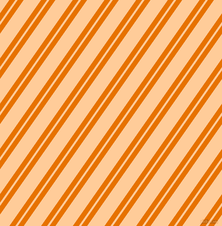 55 degree angle dual stripe lines, 10 pixel lines width, 4 and 29 pixel line spacing, Mango Tango and Peach-Orange dual two line striped seamless tileable
