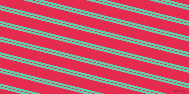 166 degree angle dual striped lines, 7 pixel lines width, 2 and 34 pixel line spacing, Medium Aquamarine and Amaranth dual two line striped seamless tileable