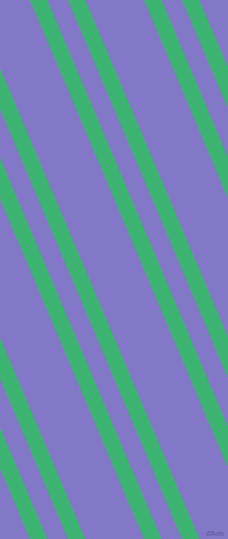 113 degree angle dual stripes line, 32 pixel line width, 38 and 108 pixel line spacing, Medium Sea Green and Moody Blue dual two line striped seamless tileable