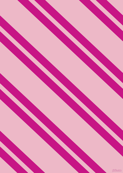 137 degree angles dual stripe line, 29 pixel line width, 16 and 90 pixels line spacing, Medium Violet Red and Chantilly dual two line striped seamless tileable