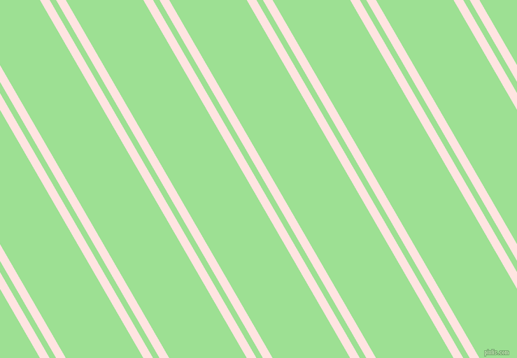 120 degree angle dual stripes line, 12 pixel line width, 8 and 96 pixel line spacing, Misty Rose and Granny Smith Apple dual two line striped seamless tileable