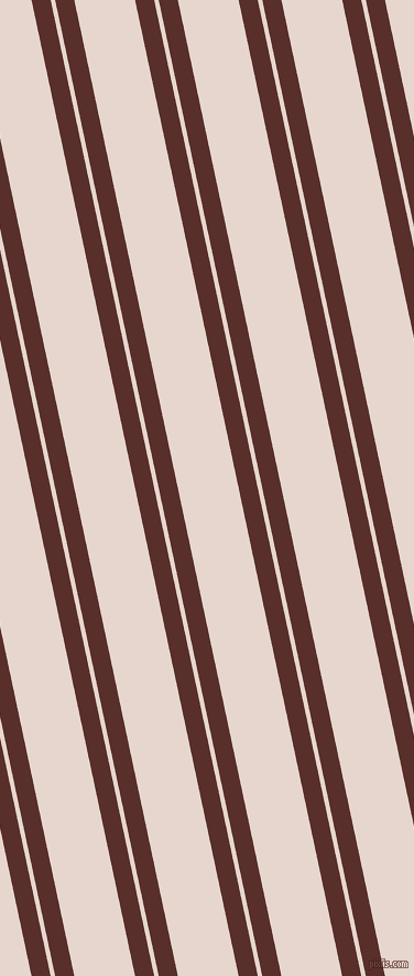 102 degree angles dual stripes lines, 17 pixel lines width, 4 and 54 pixels line spacing, Moccaccino and Dawn Pink dual two line striped seamless tileable