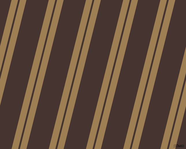 76 degree angles dual striped line, 22 pixel line width, 6 and 75 pixels line spacing, Muesli and Rebel dual two line striped seamless tileable
