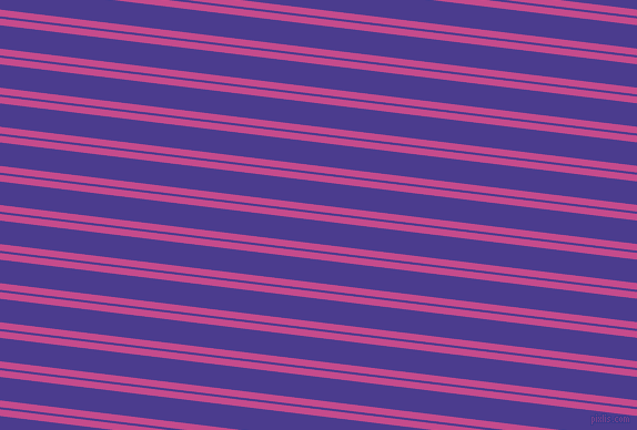 173 degree angle dual stripes line, 6 pixel line width, 2 and 21 pixel line spacing, Mulberry and Blue Gem dual two line striped seamless tileable