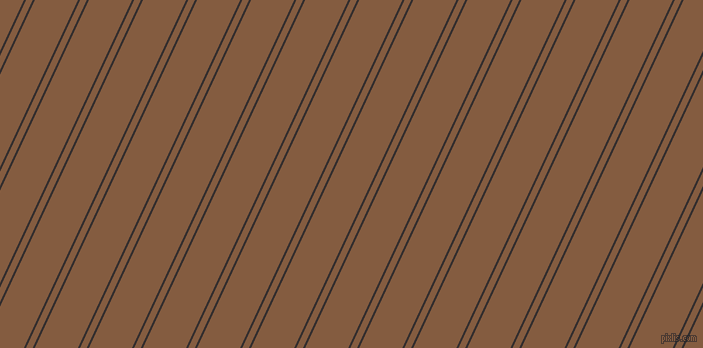 65 degree angles dual stripe lines, 2 pixel lines width, 6 and 39 pixels line spacing, Night Rider and Potters Clay dual two line striped seamless tileable