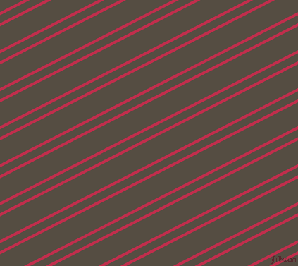 27 degree angle dual stripes lines, 4 pixel lines width, 10 and 30 pixel line spacing, Old Rose and Mondo dual two line striped seamless tileable