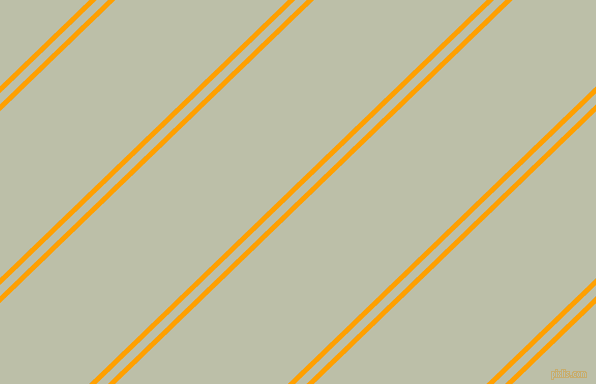 44 degree angles dual stripe line, 5 pixel line width, 8 and 120 pixels line spacing, Orange Peel and Beryl Green dual two line striped seamless tileable