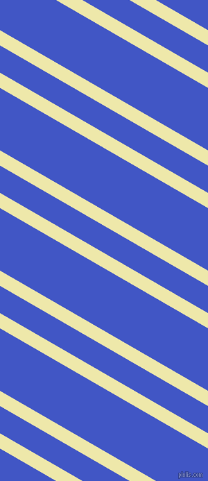 150 degree angles dual striped lines, 19 pixel lines width, 34 and 78 pixels line spacing, Pale Goldenrod and Free Speech Blue dual two line striped seamless tileable
