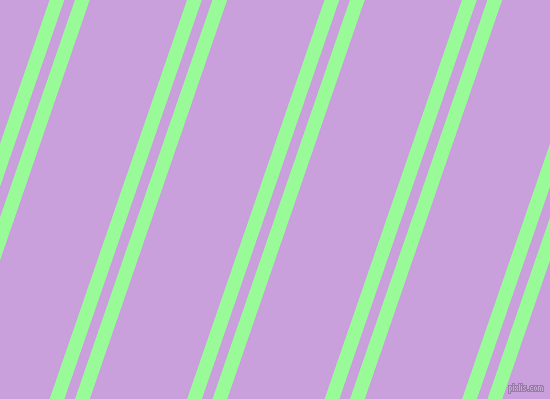 71 degree angle dual stripes line, 14 pixel line width, 10 and 92 pixel line spacing, Pale Green and Wisteria dual two line striped seamless tileable