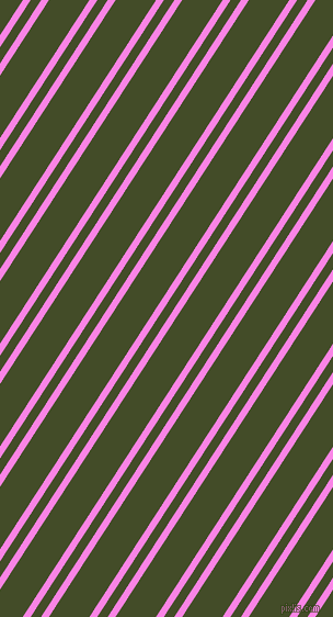 57 degree angles dual stripes line, 6 pixel line width, 8 and 31 pixels line spacing, Pale Magenta and Bronzetone dual two line striped seamless tileable