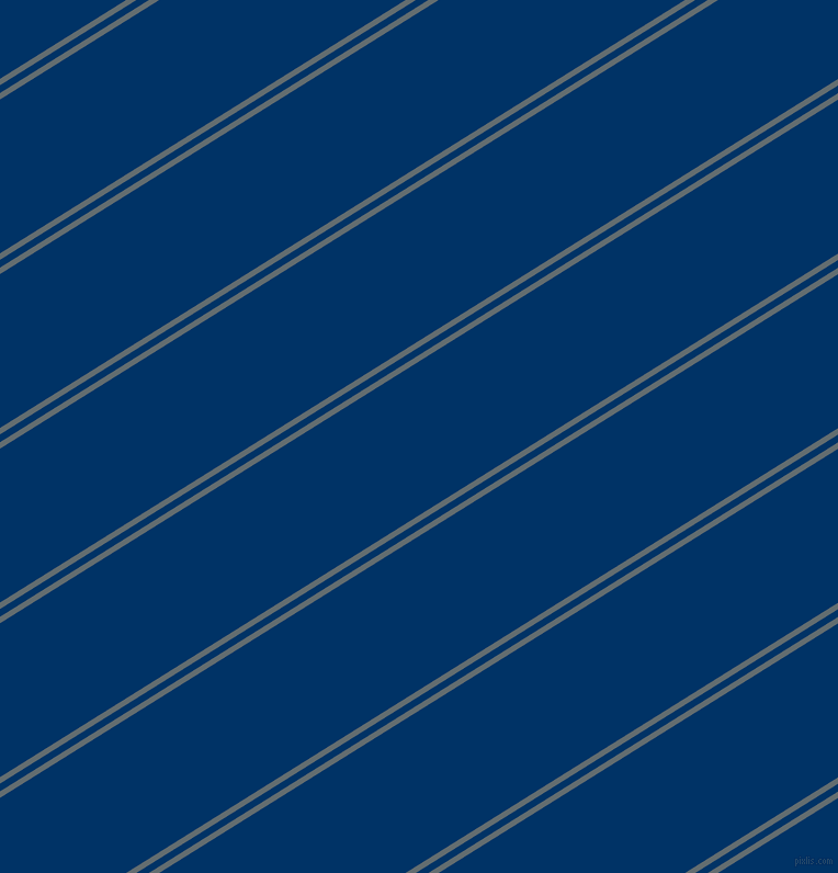 32 degree angles dual stripe line, 5 pixel line width, 6 and 119 pixels line spacing, Pale Sky and Prussian Blue dual two line striped seamless tileable