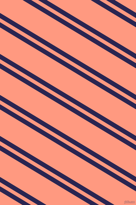 149 degree angles dual striped lines, 15 pixel lines width, 12 and 77 pixels line spacing, Paua and Vivid Tangerine dual two line striped seamless tileable