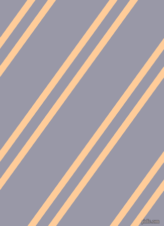54 degree angles dual stripes lines, 13 pixel lines width, 20 and 86 pixels line spacing, Peach-Orange and Santas Grey dual two line striped seamless tileable