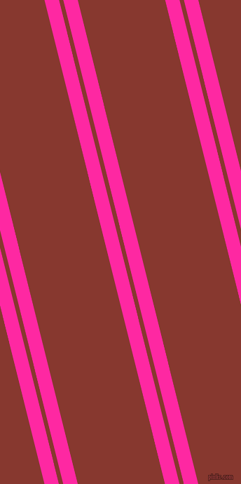 104 degree angles dual striped line, 20 pixel line width, 6 and 121 pixels line spacing, Persian Rose and Crab Apple dual two line striped seamless tileable