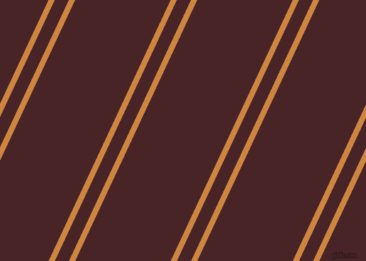 65 degree angle dual stripe lines, 8 pixel lines width, 18 and 122 pixel line spacing, Peru and Bulgarian Rose dual two line striped seamless tileable