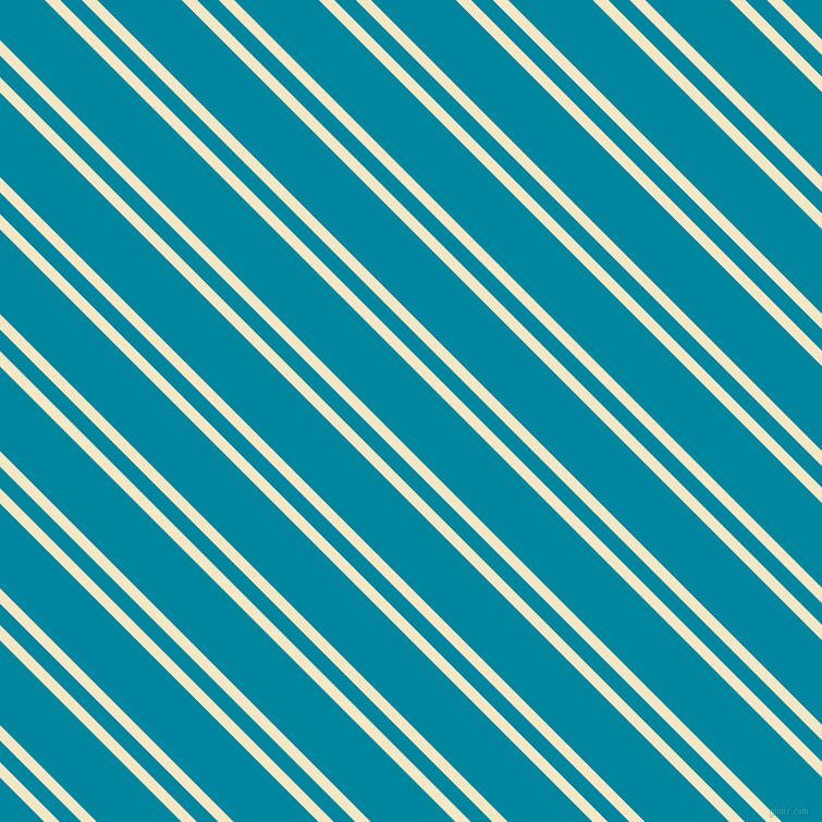 135 degree angle dual striped line, 10 pixel line width, 14 and 55 pixel line spacing, Pipi and Eastern Blue dual two line striped seamless tileable