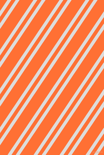 56 degree angle dual stripes line, 11 pixel line width, 12 and 39 pixel line spacing, Porcelain and Burnt Orange dual two line striped seamless tileable