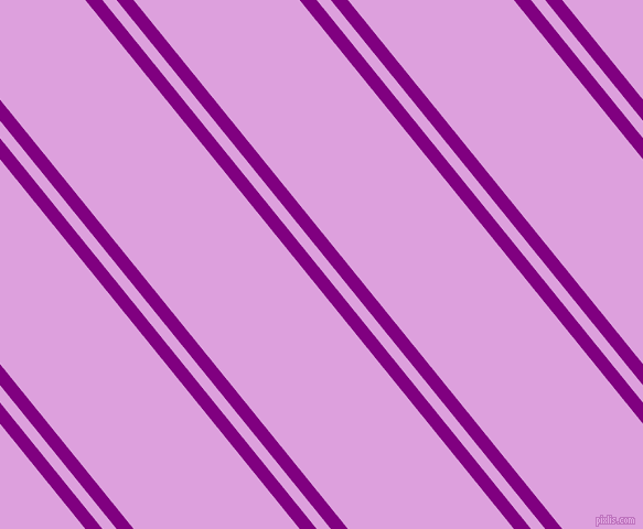 129 degree angles dual striped line, 12 pixel line width, 10 and 117 pixels line spacing, Purple and Plum dual two line striped seamless tileable