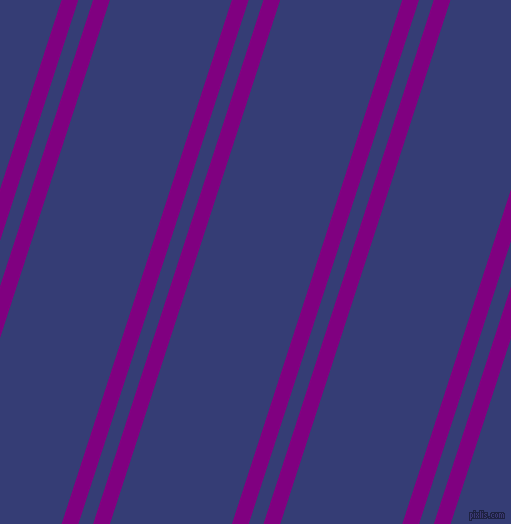 72 degree angles dual stripe lines, 16 pixel lines width, 14 and 116 pixels line spacing, Purple and Torea Bay dual two line striped seamless tileable