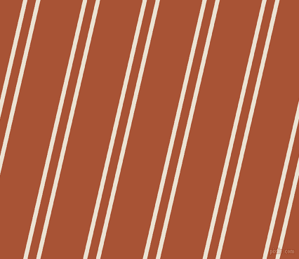77 degree angle dual striped line, 6 pixel line width, 12 and 59 pixel line spacing, Quarter Spanish White and Orange Roughy dual two line striped seamless tileable