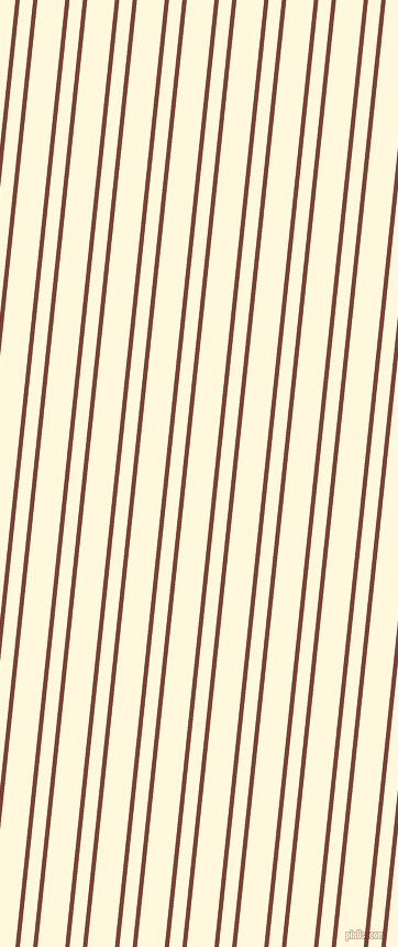 84 degree angle dual stripe line, 4 pixel line width, 12 and 25 pixel line spacing, Red Robin and Corn Silk dual two line striped seamless tileable
