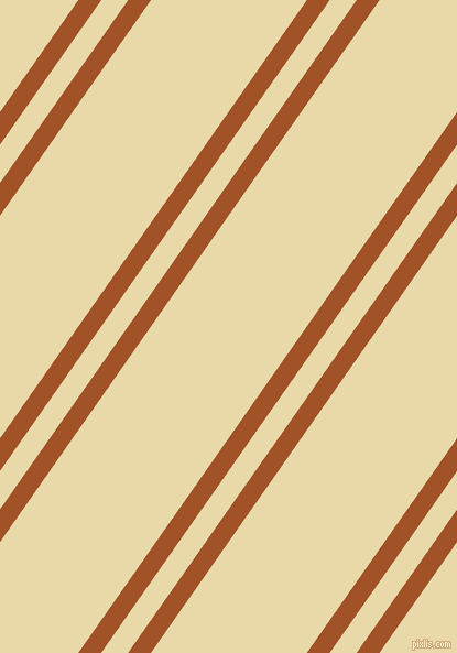 55 degree angles dual stripe line, 17 pixel line width, 20 and 116 pixels line spacing, Rich Gold and Sidecar dual two line striped seamless tileable