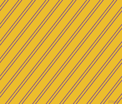 52 degree angle dual stripe line, 2 pixel line width, 6 and 26 pixel line spacing, Royal Purple and Bright Sun dual two line striped seamless tileable