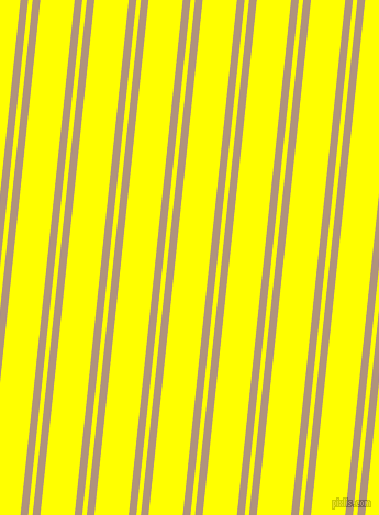 84 degree angles dual stripe line, 7 pixel line width, 4 and 31 pixels line spacing, Sandrift and Yellow dual two line striped seamless tileable