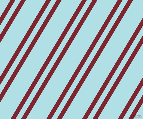 59 degree angle dual stripe line, 14 pixel line width, 16 and 58 pixel line spacingScarlett and Powder Blue dual two line striped seamless tileable