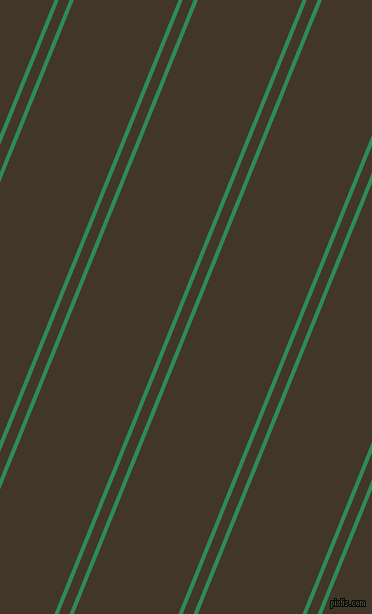 68 degree angles dual stripe lines, 4 pixel lines width, 10 and 97 pixels line spacing, Sea Green and Jacko Bean dual two line striped seamless tileable