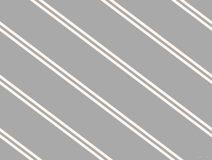 143 degree angle dual stripe lines, 9 pixel lines width, 8 and 118 pixel line spacing, Seashell and Dark Gray dual two line striped seamless tileable