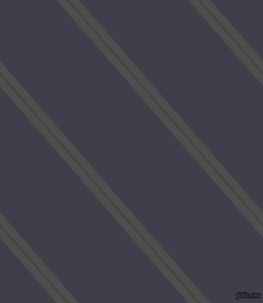 131 degree angle dual striped lines, 11 pixel lines width, 2 and 119 pixel line spacing, Ship Grey and Grape dual two line striped seamless tileable