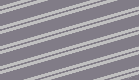 16 degree angle dual striped line, 12 pixel line width, 6 and 46 pixel line spacing, Silver and Topaz dual two line striped seamless tileable