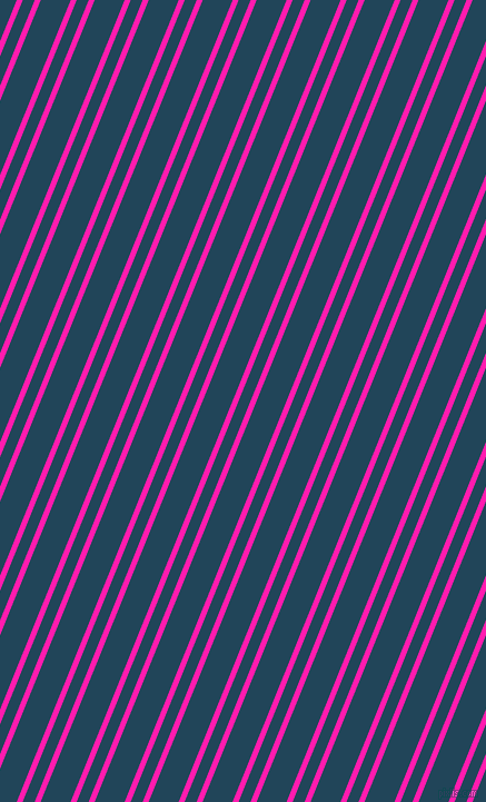 68 degree angle dual stripes line, 5 pixel line width, 10 and 25 pixel line spacing, Spicy Pink and Astronaut Blue dual two line striped seamless tileable