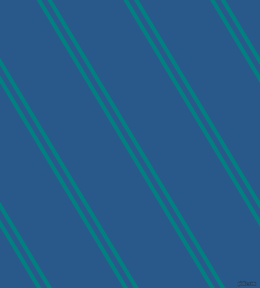 121 degree angle dual stripe line, 8 pixel line width, 10 and 122 pixel line spacing, Teal and Endeavour dual two line striped seamless tileable