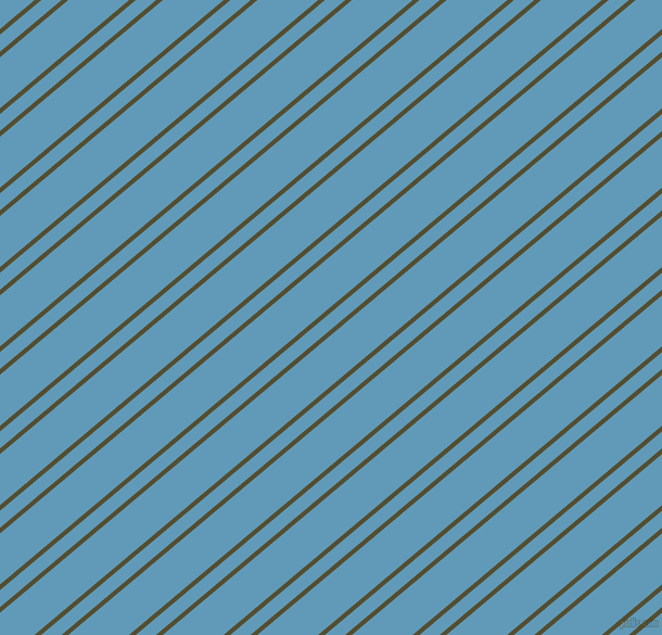 40 degree angles dual striped line, 4 pixel line width, 12 and 36 pixels line spacing, Thatch Green and Shakespeare dual two line striped seamless tileable