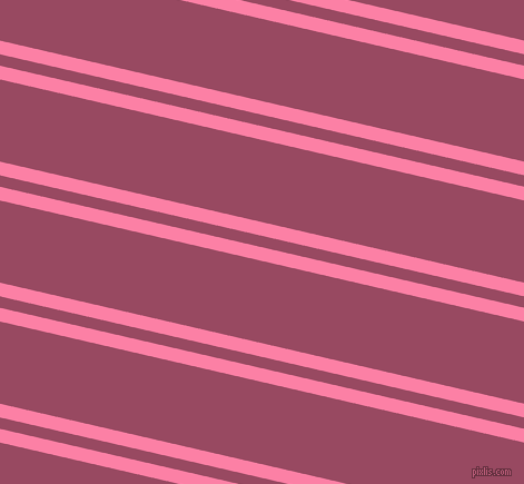 167 degree angle dual striped lines, 12 pixel lines width, 10 and 72 pixel line spacing, Tickle Me Pink and Cadillac dual two line striped seamless tileable