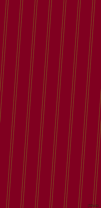 86 degree angle dual stripes lines, 1 pixel lines width, 6 and 40 pixel line spacing, Trendy Green and Burgundy dual two line striped seamless tileable